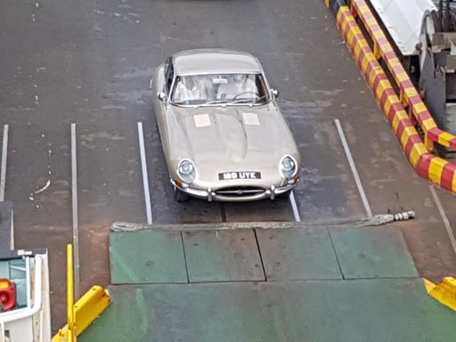 A good few classic cars on the ferry, others more of the boy racer type