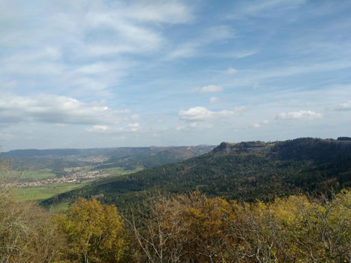 Blick vom Lochen aufs Hörnle