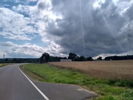 O.K. dann nach links.☀️ / 🌧️