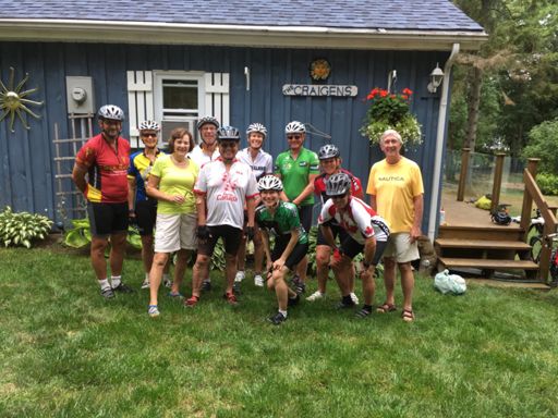 Heading out from Jim and Jerry Craigen's