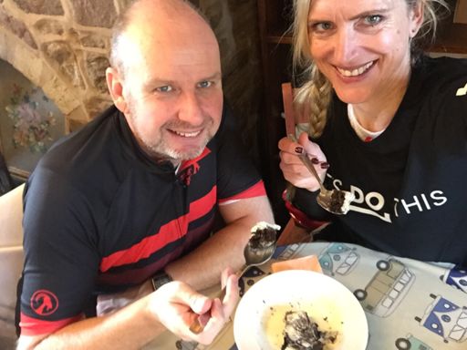 Oh go on then... two spoons please! Warm chocolate loaf!