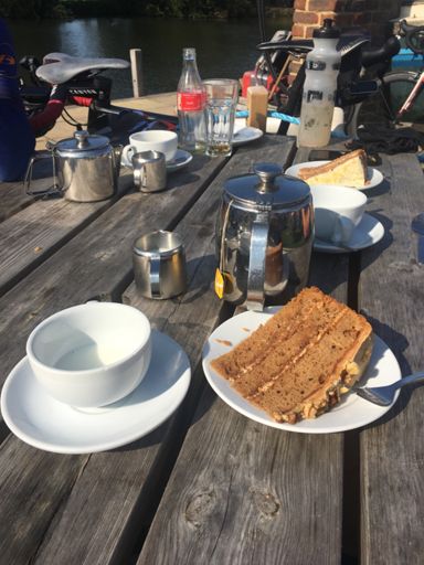 Cake courtesy of Jez (when you can’t give your payment card details to the online order system because you’ve only got the virtual card in your phone’s wallet...)