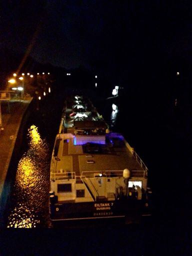 Schiffshebewerk an der Raffelbergbrücke