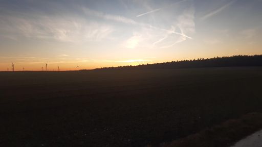 Sonnenuntergang bei Laubach 