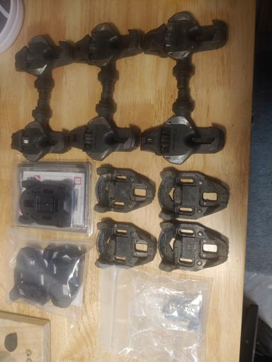 Pedals and cleats for sale if anyone wants them