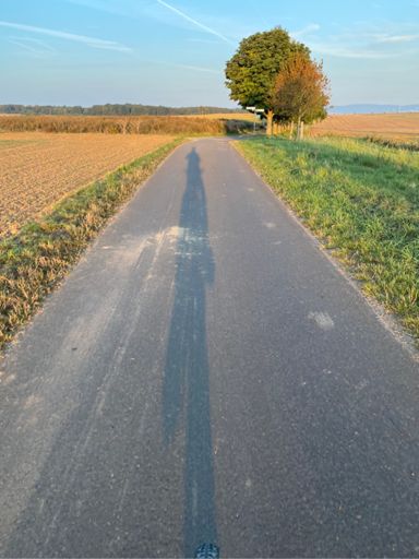 Die Sonne im Rücken