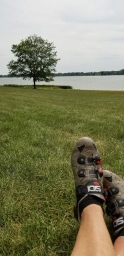 Peace in the park and records before dark!