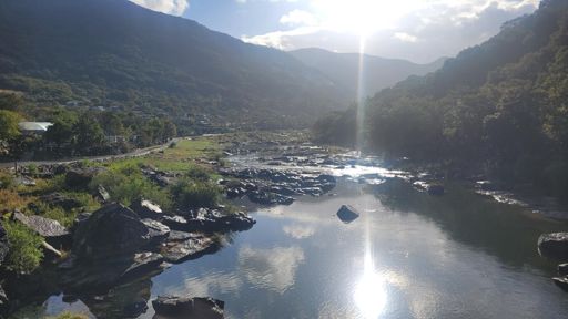 Finally, first sun of the day