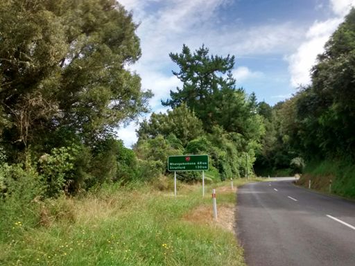 On the Forgotten Highway linking Taumarunui and Stratford.