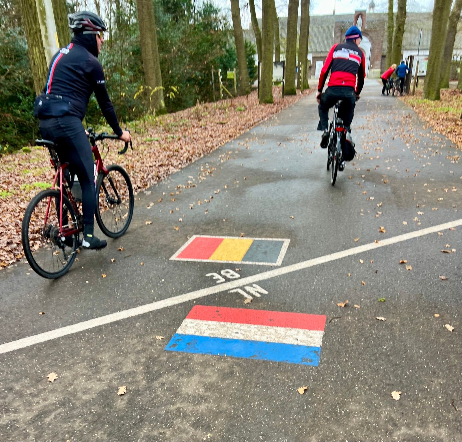 Heading into Belgium