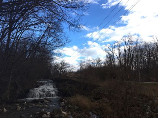 There’s actually a waterfall