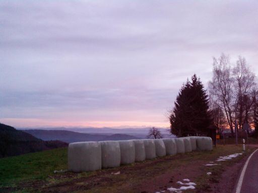 Blick auf das Berner Oberland