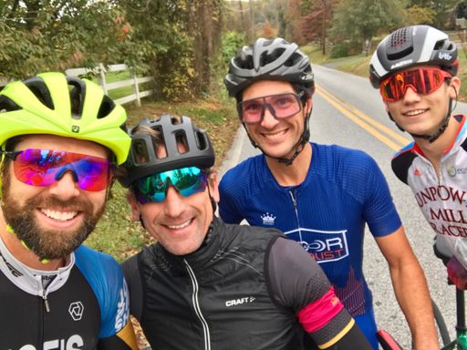 Is that a smile on Beck’s face? Maybe riding outside for once is kind of fun...