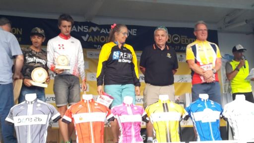 Podium avec un champion olympique et le champion de savoie 😉