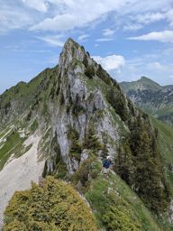 Crêtes au dessus du Schwarzsee : Fochsenflue et Chörblispitz