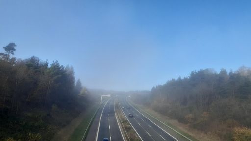 Richtung Nebel Sonne.