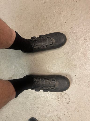 First time wearing the shoes since my accident.