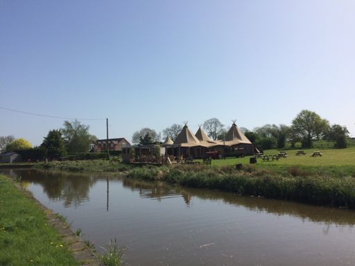 Nice set up for a wedding today