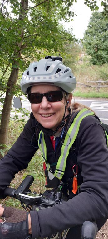 Every cyclist needs a Lorraine.   Having not seen the 4ft gap in fencing with a stile by bushes immediately left of a field, 200 yards before the B1280 and no signs out of Trimdon on Wingate Road,  - visible in Google Maps' Streetview <. https://www.google.com/maps/@54.7133372,-1.3689304,3a,75y,147.09h,77.83t/data=!3m6!1e1!3m4!1sFi9sxC9KYiENbJj1JV4w_A!2e0!7i16384!8i8192 >, we cycled 3.57 miles to the next possibility of joining it, only to find a narrow overgrown gap. Lorraine urged me to go further up to the bridge, and there was "hallowed ground"!  We joined the route at Hurworth Burn.