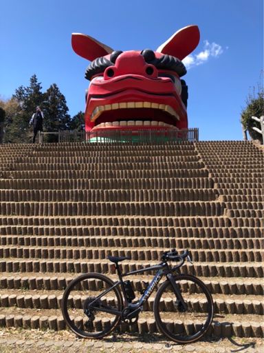 巨大獅子頭を下から📸👩‍🦰