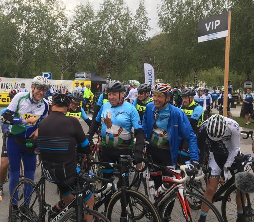 Met Eddy Merckx op de foto