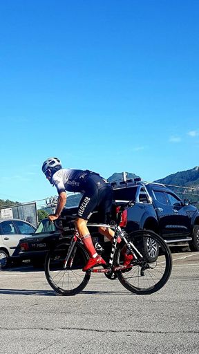 Qui sono a Minazzana (sembra tutto ok),ma quando hai problemi con il cambio nei tratti al 17/18%.........ma VAFFA.....!!!