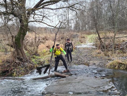 Затопленный мост через Каширку.