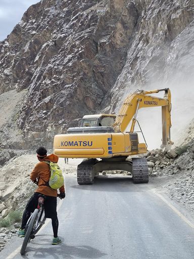 Common occurrence - landslides.