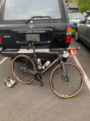 Happy my body, bike, rims, and tires made it back in one piece.