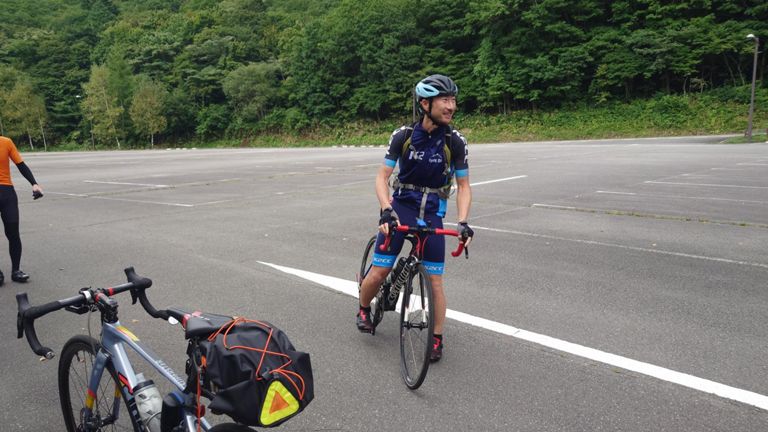 あ、oliveさんは自走で帰る...?