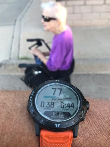 Mom's first rest stop