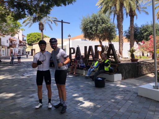 Los primeros en llegar a Pájara 💪🏼😂