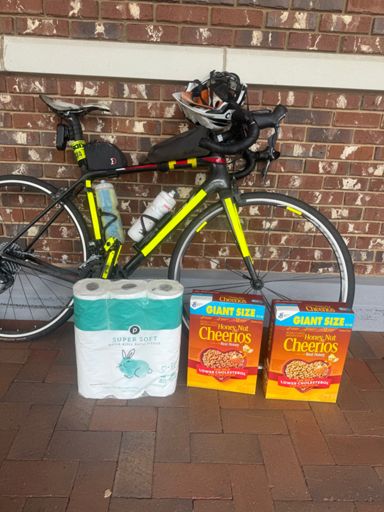Cheerios was BOGO even on their largest size. The BOGO toilet paper was out of stock so I got the publix premium "cheap brand" and the bag ended up splitting right down the middle as soon as I picked it up to set on my handlebars!