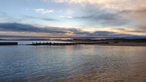River Lossie and Lossiemouth East Beach