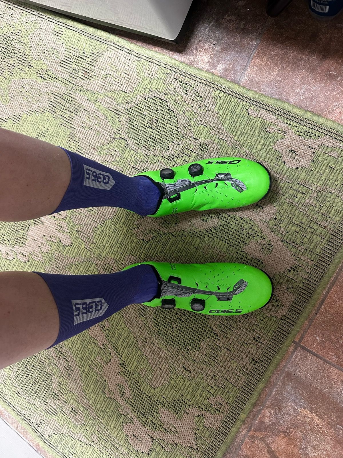 Third ride in unique adventure shoes. Shoes feel great and I have seen a noticeable power increase. Thank you for making larger sizes. Size 48