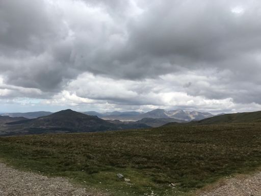 Top of Walna Scar after 40 mins of climbing