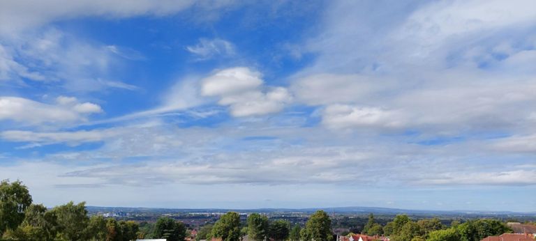 Warrington - taken from the cemetery above
