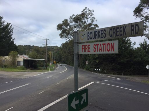 Dirt after first third, hard packed granitic sand, a few corners with corrugations