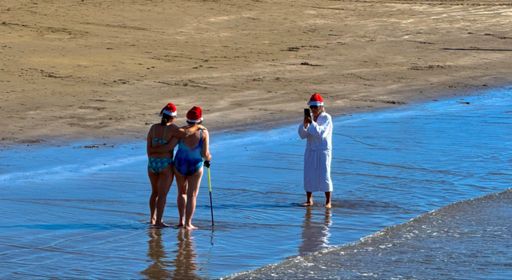 Festive beach…🧑‍🎄🧑‍🎄🎅