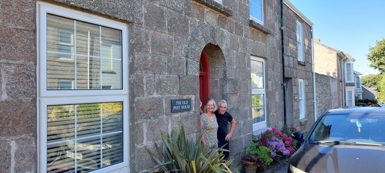 Saying goodbye to Fiona and Dom's genuine hospitality - they only offer what they believe in, rather than catering for every whim.