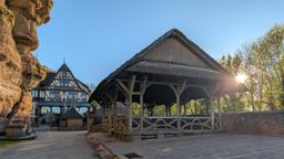 Châteaux de Saverne au soleil couchant