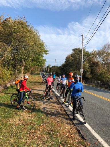 Jim asked for this stop...(not really) Also...Sarah studying nature very closely!