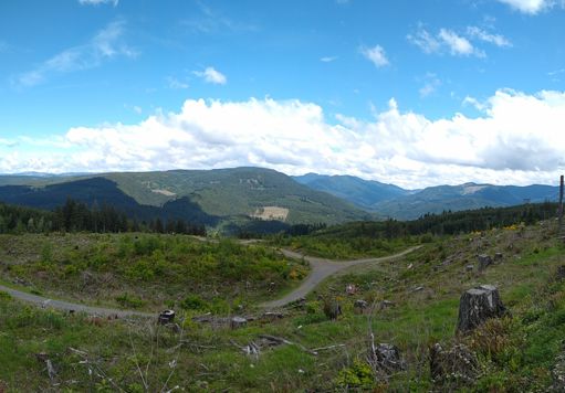 Sawtel end of pavement