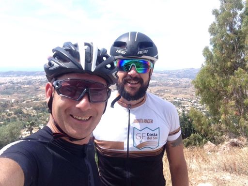 Con mi brother disfrutando de una buena mañana