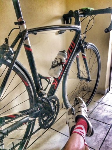 Fim de mais um treino !!! Com muito vento contra e chuva !!