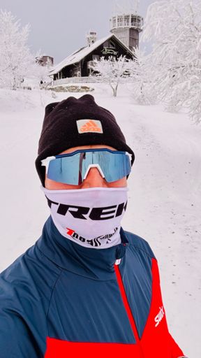 Hält warm: TREK ❤️ Segafredo am Schneekopf 🏔️ 