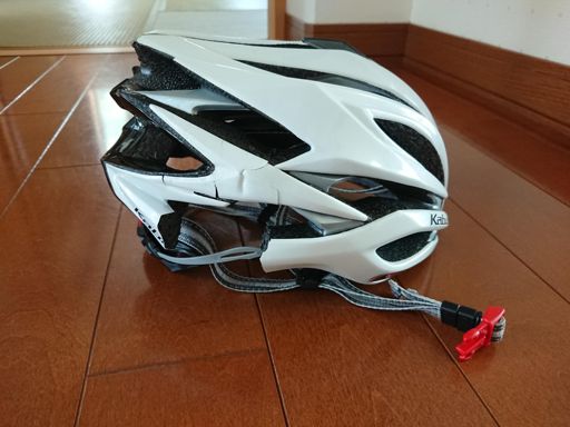 ヘルメット無かったら死んでたかも⁉️