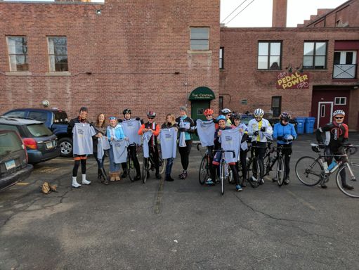 Some of the riders of the 17 hour club.