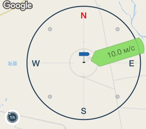 С порывами до 15м/с