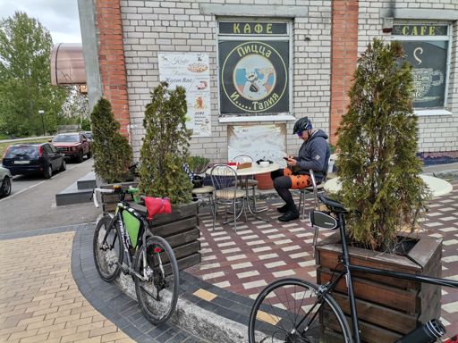 Обед в любимой кафушке в Гусеве